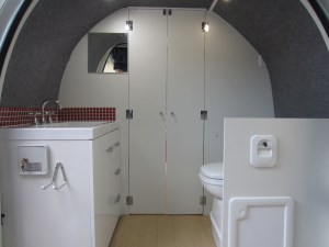 Campervan bathroom