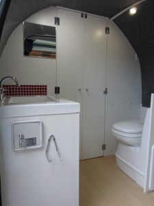 Campervan bathroom