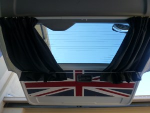 Union flag campervan