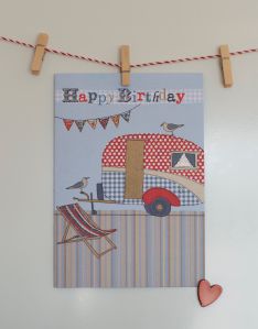 Caravan birthday card