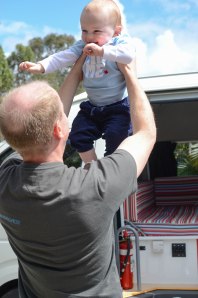 Campervan Converts - Baby in campervan