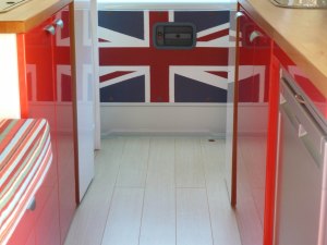 Interior - patriotic back door