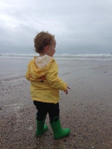 Campervan Converts - windswept on Croyde Beach